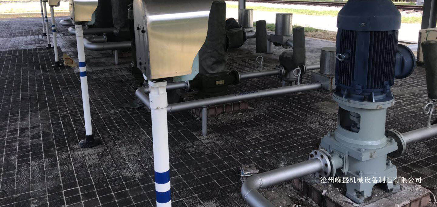 立式滑片泵—邵陽部隊油庫安裝